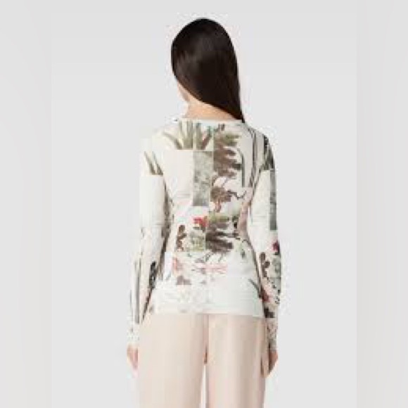 Ted Baker Multicolor Botanical Long Sleeve Top - Picture 13 of 15